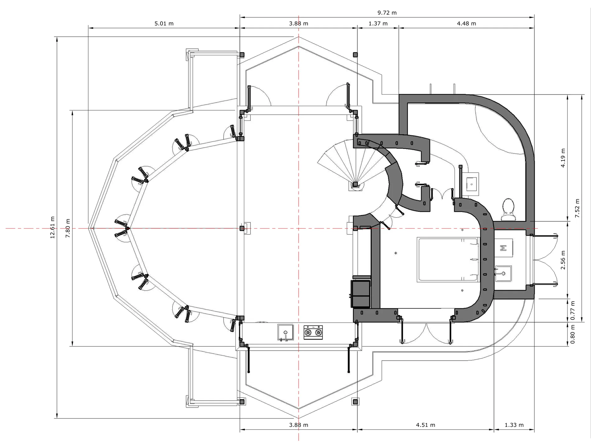 Villa Sungai Ground Floor floor plan