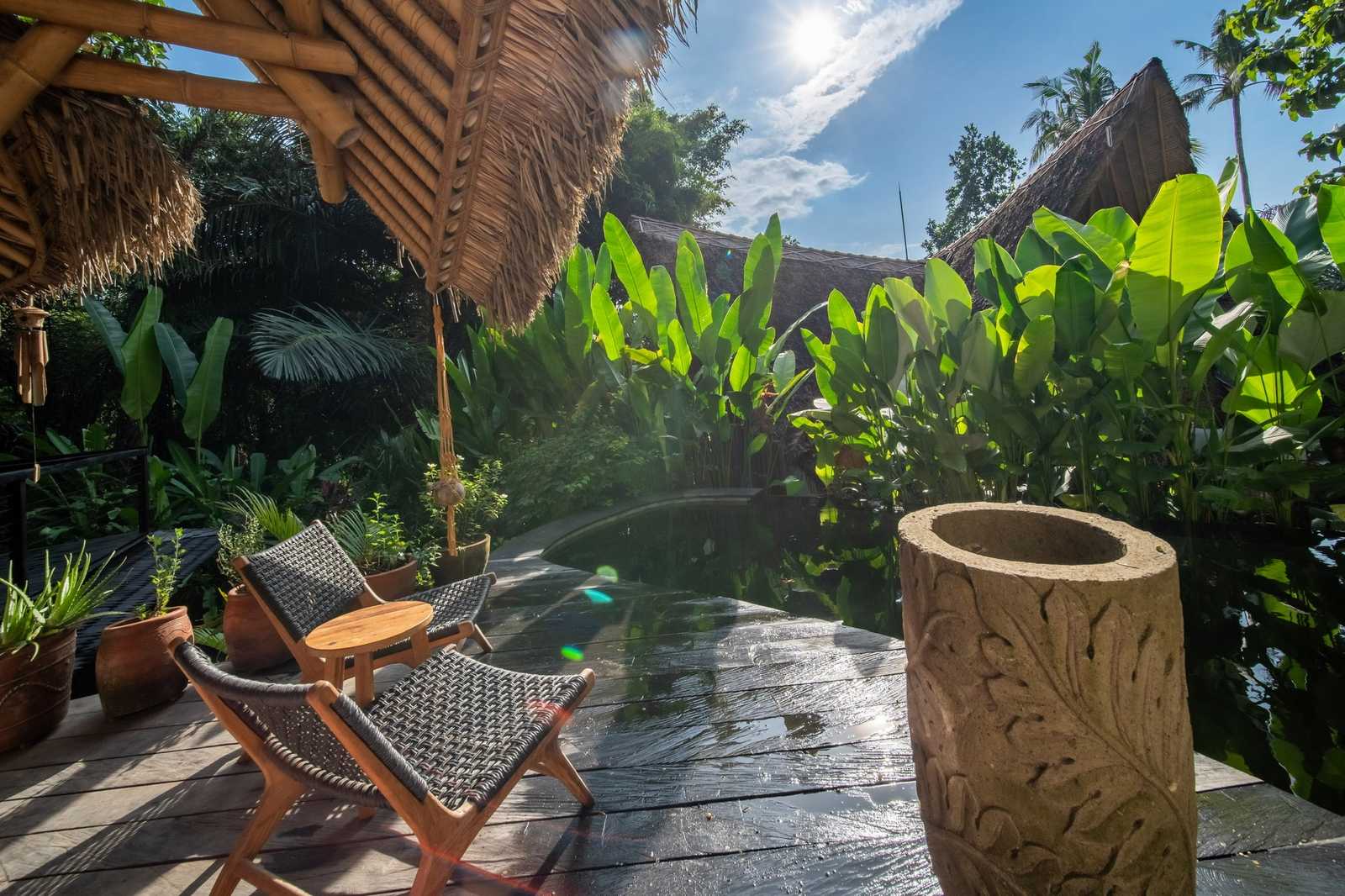 Villa Kailash pool and sundeck